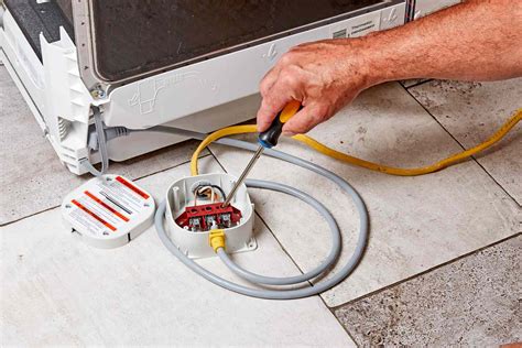 deep dish junction box|dishwasher junction box installation guide.